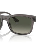 Low Bridge Fit Sunglasses Opal Dark Grey Frame With Grey Gradient Lenses 56 mm UV Protection For High Cheekbones And Low Nose Bridges Dope Everyday Style