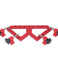Adjustable Right Angle Woodworking Clamp For Precision Projects Lightweight Aluminum Alloy Fixture 0 To 90 Degree Clamping Angle Red