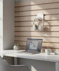 Kick Your Desk Game With 2 Adhesive Headphone Brackets, stick on wall mounted headset hook holder for gaming earphones, white color with wall mount.