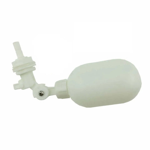 One Quarter Inch Tube Float Valve Kit For RO Water Systems Push In Connect Pipe Hoses Ball Valve And Fifteen Foot White Pipe