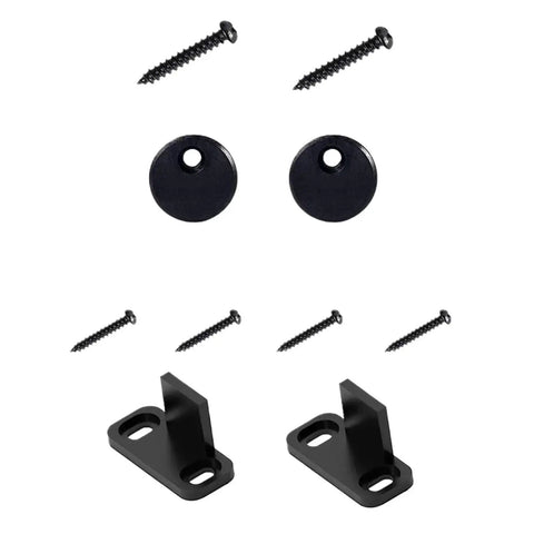 Full Extension Drawer Slides Kit for Cabinets and Furniture, Carbon Steel Roller Guide Rails components with screws and brackets.