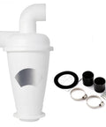 Heavy Duty Cyclone Dust Separator For Vacuum Cleaners DIY Turbocharged Woodworking Filter Industrial Cyclone Collector kit shown