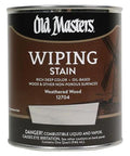 Twelve Pack Of One Quart Oil Based Wiping Stain For Interior Wood Surfaces Weathered Finish Semi Transparent Craftsman Grade Rich Thick Formula Total No Fuss Application can showing rich deep color for woodworking.