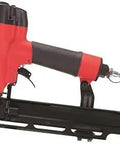 Industrial 16 Gauge 2 Inch Crown Stapler With EZ Clear Jam Release, heavy-duty tool, side view, for carpentry and upholstery