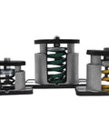 Ditch Shaky Vibes And Lock In Rock Solid Stability With Heavy Duty Industrial Vibration Isolator Mount Featuring Adjustable 50Kg Spring Shock Absorber For Ac Units And Machinery Equipment, showing three spring shock absorber mounts.