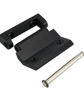 Heavy Duty Black Zinc Alloy Cabinet Hinge One Piece Built To Last For Doors And Cabinets Easy Install Friction Forged Hardware