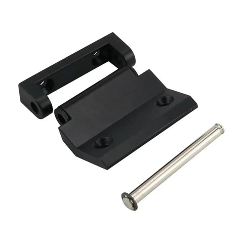 Heavy Duty Black Zinc Alloy Cabinet Hinge One Piece Built To Last For Doors And Cabinets Easy Install Friction Forged Hardware