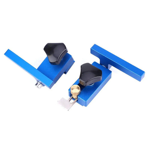 Fence Flip Limit Aluminum T Track Stop With Locking Mechanism For Woodworking And Carpentry, Precise Repeatable Length Setting Jig