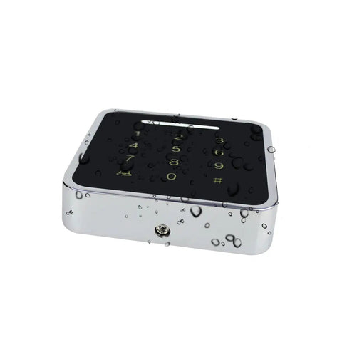Heavy Duty Metal Touch Panel Keypad Door Access Control System With Rfid 125Khz Card Reader, waterproof design, mounted keypad.