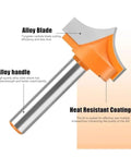 Premium 6mm Shank CNC Router Bit Fancy Milling Cutter For Woodworking Carving Projects, showcasing alloy blade and heat-resistant coating.