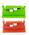 Double Head Needle Threader Tool Plastic Construction 2 Pack Easy Threading Device For Home And Shop Quick And Simple Needle Threading Aid For Embroidery And Sewing Great Gift For Elderly Crafters, green and orange plastic threaders