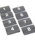 Heat Shrink Wire Marker Set Numbered 1 Through 8, 8 Piece Black Labels For Spark Plug Wires And Boots, 3 To 1 Shrink Ratio