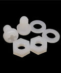 Four Box Hex Spacer Kit M2 0.5 M3 M4 Non Conductive White Nylon Insulated Hex Standoffs For Drones Quadcopters And PCBs Spacer Column Screws Nuts Washers Assortment 445 Pieces, white nylon hex spacers and washers
