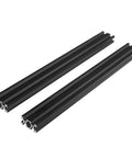 4 Piece 16 Inch 2040 Aluminum Extrusion Set Aluminum Profile Linear Rail Black Anodized For 3D Printer CNC DIY Laser Engraving Machine