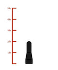 MINI Cooper Stubby Jr Antenna 2 Inch Short Antenna Replacement For 2001 To 2026 Cars shown next to a measurement scale