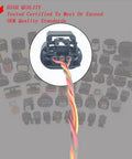 No Sweat Swap Battery Current Sensor Connector Harness Plug Compatible With Buick Allure Cascada close-up of wiring connector