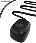 Black Water Drop Paste Type Button Switch SPST 12V-230V 10A Off On Control for Fog Driving Lights and LED Light Bar with 1m Wire