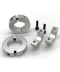 High Quality Anodized Aluminum Alloy Fixed Rings Clamp Collar With Rock Solid Durability And Slick Finish For Drive Shafts Gearbox Gears And Factory Equipment Perfect For Auto Mechanics And Hobbyists Seeking Pro Level Performance split aluminum clamp collars with screws