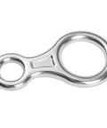 Figure 8 Descender For Climbing And Belay Rigging, Heavy Duty Aluminum Alloy 35KN Rope Descender With Ears And Belay Slot, Smooth Descent