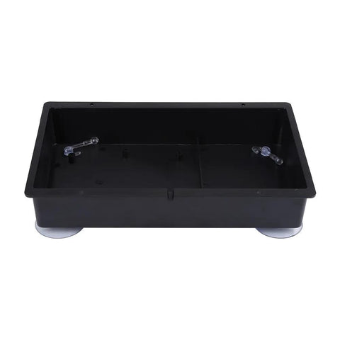 Black rectangular base of Dope Acrylic Panel And Case DIY Kit for Arcade Joystick and Game Cabinet Replacement Set Compatible With PC and Android.