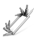 Eight In One Bike Multitool With Hex Keys 2mm 3mm 4mm 5mm 6mm Torx T25 And Phillips Screwdriver Compact Portable EDC Kit open view
