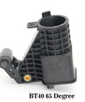 BT40 Tool Fixer Pot Engineered For Slick CNC Milling with 65 degree angle, durable black plastic for precise machining.