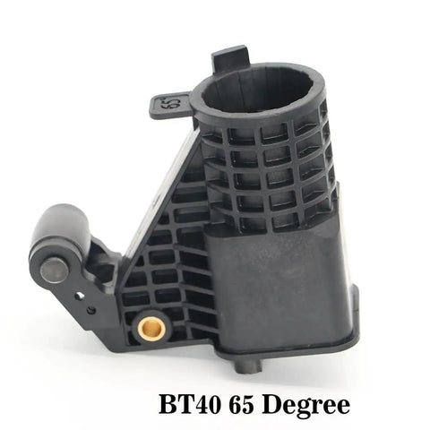BT40 Tool Fixer Pot Engineered For Slick CNC Milling with 65 degree angle, durable black plastic for precise machining.