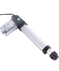 Heavy Duty Electric Linear Actuator With a Beefy 24V DC Motor and Smooth 150mm Stroke, silver alloy casing, perfect for power sofa.