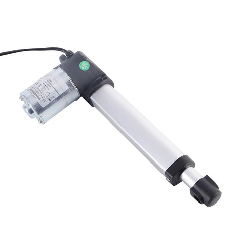 Heavy Duty Electric Linear Actuator With a Beefy 24V DC Motor and Smooth 150mm Stroke, silver alloy casing, perfect for power sofa.