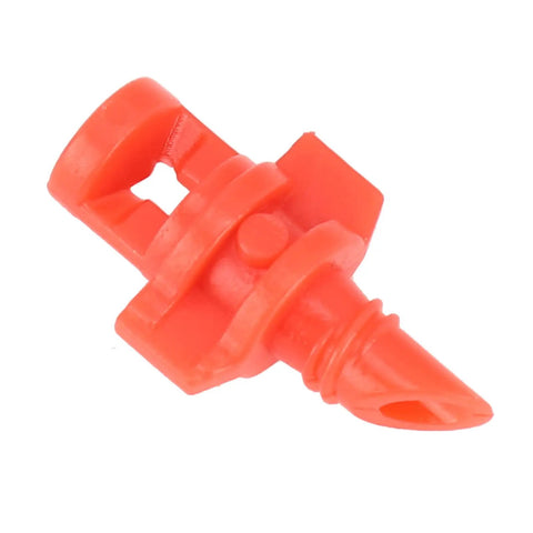 360 Degree Micro Sprayer for Crops and Lawn Irrigation, Plastic Atomized Sprinkler, Easy Installation, Durable Red Plastic Material
