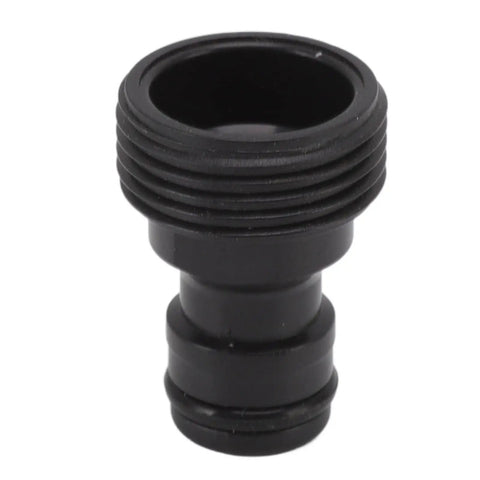 Single G3/4 male plastic garden hose quick connect fitting, part of 10 Pack G3/4 Plastic Garden Hose Quick Connect Fittings Male Thread Adapters for Power Washers Boats Hose Ends and Nozzles Easy Plug and Play Quick Connect System.