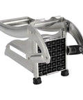 Potato cutter with two blades for fries; stainless steel, non-slip suction cups