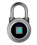 Fingerprint Bluetooth Padlock With Keyless Biometric Access, App Controlled, Water Resistant Lock No Key Needed