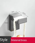 Heavy Duty Single Wall Mount Robe Hook Solid Stainless Steel Coat Hanger For Bathroom Kitchen Towel Bag Storage Rust Resistant Built Like A Truck Wall Fixture with detailed measurements.