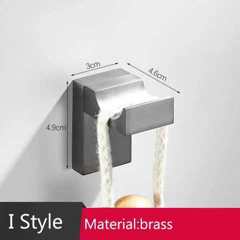 Heavy Duty Single Wall Mount Robe Hook Solid Stainless Steel Coat Hanger For Bathroom Kitchen Towel Bag Storage Rust Resistant Built Like A Truck Wall Fixture with detailed measurements.