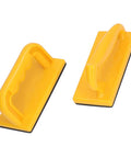 Heavy Duty Non Slip Push Block Set For Table Saws And Router Tables With Killer Grip and Ergonomic Comfort, yellow push blocks.