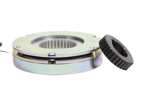S150 Precision Servo Motor Electromagnetic Power Brake For Heavy Duty Industrial Uses, steel housing and friction disc detail.