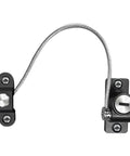 Two Pack Window And Cabinet Safety Locks With Keys, kid-safe stainless steel locking strap with easy-turn key access
