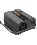Badass 75 Amp Rv Converter Charger Bringing Hella Smooth 12 Volt Dc Power To Your Camper Rig For Lithium Banks With Smart Multi Stage Charging and Easy Plug Play Gear input/output view of compact charger