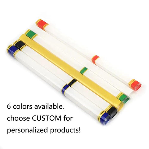 6 colored packaging tubes for 6Pc Dope 30-Inch Spine 400 Target And Hunting Arrows With Removable Tips, 4-Inch Turkey Feather Fletching.