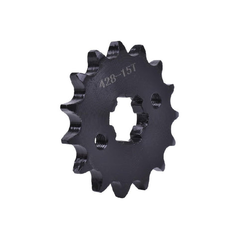15 Tooth Front Sprocket For TW200 TW225E TW200T TW200G 1995-2021 428 Chain Drive Gear Wheel, Heavy Duty 45 Steel, Durable Wear Resistant Front Sprocket, Fits 18x22mm Mount For Off Road Motorcycle