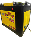 Heavy Duty Electric Rebar Bender Workhorse With Foot Pedal 50 Mm Max Capacity Steel Table Bending Machine 208V Three Phase Power side view