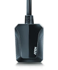 Hassle Free Laptop USB KVM Console Crash Cart Adapter delivering slick bidirectional sync with sleek black design for IT work.