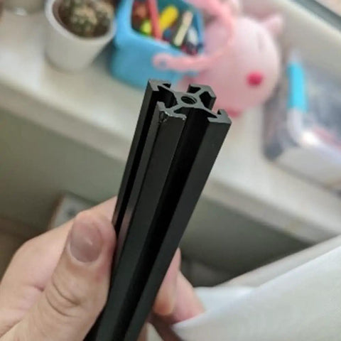 Black Anodized Blind Joints for Voron 2.4 3D Printer Extrusion Frame Kit HFSB5-2020 250mm Size Includes 300mm and 350mm Options Built Tough With Chrome Plated Rails for Smooth Motion
