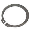 50 Piece Circlip Snap Ring Kit For 507 AC Compressor Clutch Direct Replacement Iron Black C Clips 1.8mm Thick, close-up view