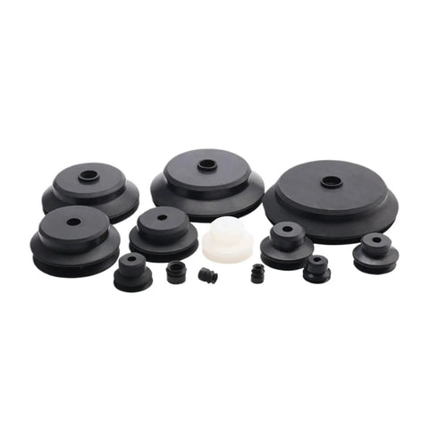 10 Pcs Black Industrial Pneumatic Silicon Vacuum Sucker Cups Chuck Nozzle For Manipulator Heavy Duty Rubber Silicone Suction Grips High Performance set with various sizes