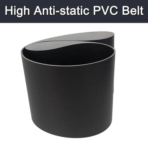 High anti-static PVC belt for Industrial Electric Conveyor Belt System With Cleated PVC Belt, 47.2 Inches Long And 7.8 Inches Wide.