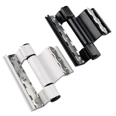 Broken Bridge Aluminum Alloy Window Hinge For 50 Type Doors And Windows with insulation hinge design, two hinge variations shown.