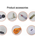 Product accessories for Upgrade Your Backyard Lab With This Dope Plug And Play 3D Printer Filament Extruder Recycler.