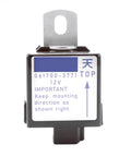 Stop solenoid relay, 12V, black plastic housing with metal mounting tab and 061700-3771 label.